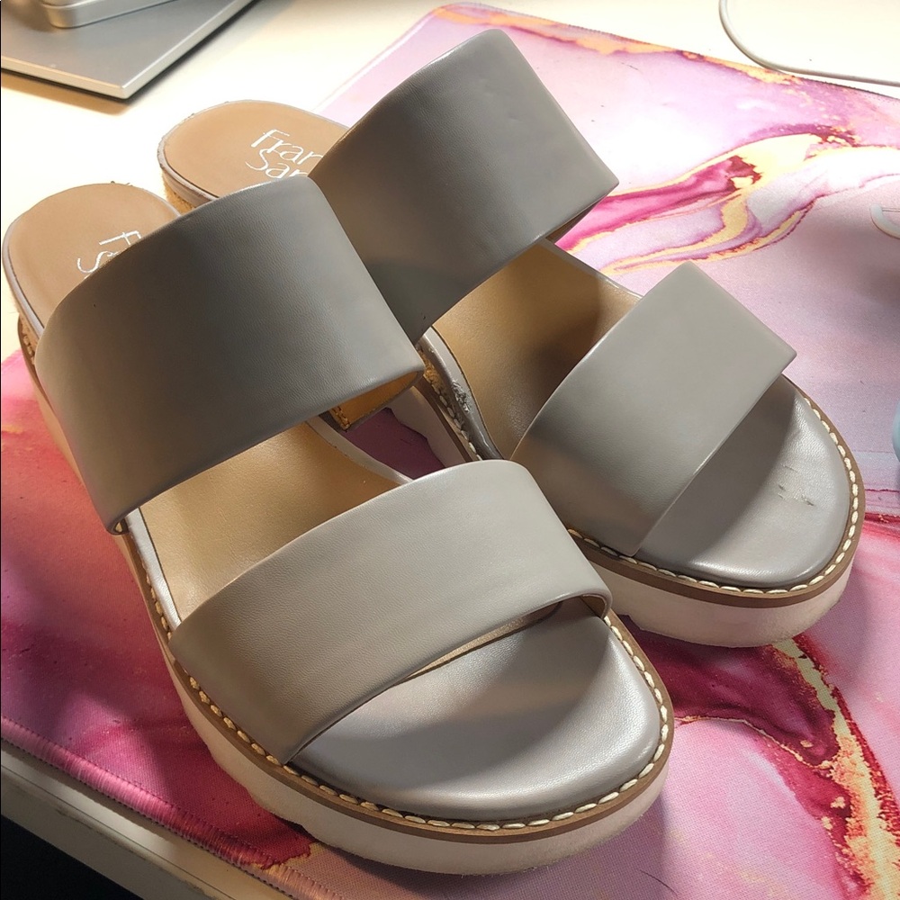Franco Sarto slide on espadrilles
